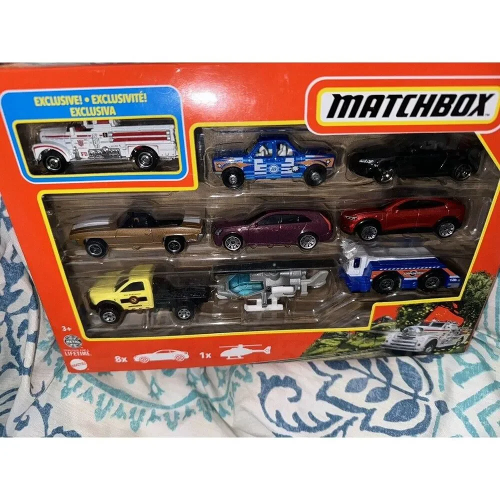 2023 Matchbox 9-Pack | Exclusive Seagrave Fire Engine, Audi | Cadillac, Ford B22
